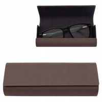 ETUI NA OKULARY na magnes korekcyjne Futerał Pokrowiec BRĄZOWE