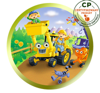 Opłatek na tort Bob Budowniczy