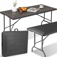 STÓŁ CATERINGOWY OGRODOWY SKŁADANY BANKIETOWY NA TARAS BALKON 70x180 cm