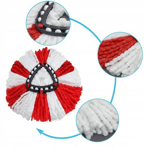 x6 WKŁAD DO MOPA OBROTOWEGO VILEDA TURBO ZAMIENNIK ZAPAS KOŃCÓWKA CHŁONNE na Arena.pl