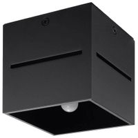 LAMPA sufitowa SL.0207 metalowa OPRAWA kostka cube czarna