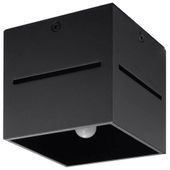 LAMPA sufitowa SL.0207 metalowa OPRAWA kostka cube czarna