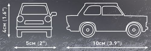 Klocki 72 Elementów Trabant 601 na Arena.pl