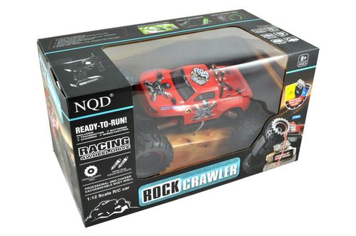 Samochód RC NQD ROCK CRAWLER KING 1:12 USB czerwon na Arena.pl