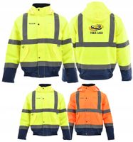 Kurtka krótka ocieplana Z WŁASNYM HAFTEM LOGO odzież robocza firmowa