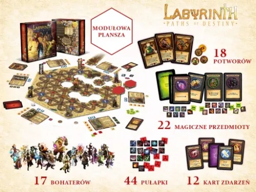 GRA PLANSZOWA Labirynt Ścieżki Przeznaczenia TWÓJ PREZENT na Walentynki na Arena.pl