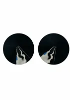 kinky diva nipple covers gloss - wielorazowe nakładki samoprzylepne
