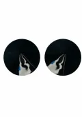 kinky diva nipple covers gloss - wielorazowe nakładki samoprzylepne