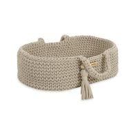 Kosz Mojżesza BOHO bawełniany nosidełko dla lalek - jasny beż