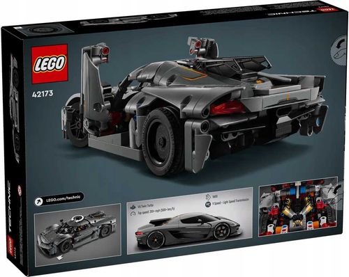 42173 - lego technic - szary hipersamochód koenigsegg jesko absolut na Arena.pl