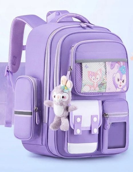 PLECAK SZKOLNY TORNISTER + PIÓRNIK KRÓLIK ZAJĄC odblaski WIELOKOMOROWY 3D zdjęcie 4