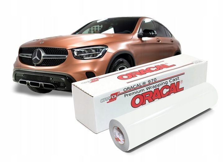 Folia na samochód auto Oracal 970 biały błysk zdjęcie 1