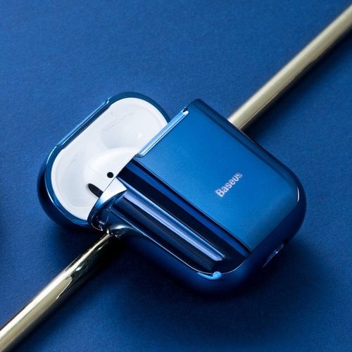 Etui Baseus Shining Hook Case Do Apple Airpods (Niebieskie) na Arena.pl