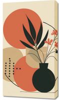 Obraz 50x90cm Wazon z Kwiatami