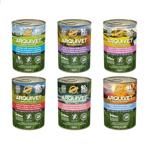 Arquivet mokra karma dla psów mix smaków 6x400g na Arena.pl