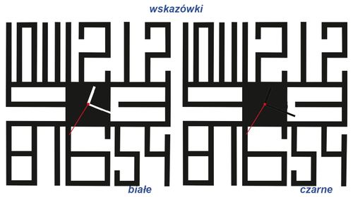 ZEGAR ŚCIENNY CYFRY 38cm M 143.10 na Arena.pl