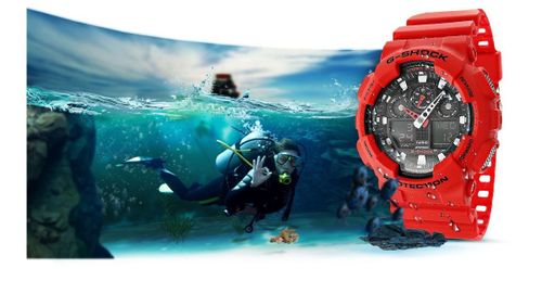 Zegarek Męski CASIO G-SHOCK GA-100B-4AER + BOX na Arena.pl