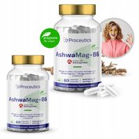 Ashwagandha + Magnez B6 60 kaps. suplement diety