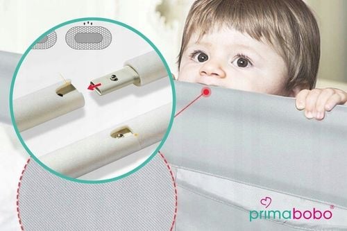 PRIMABOBO Barierka ochronna do łóżka CLASSIC 200cm dla dzieci WYSOKA na Arena.pl