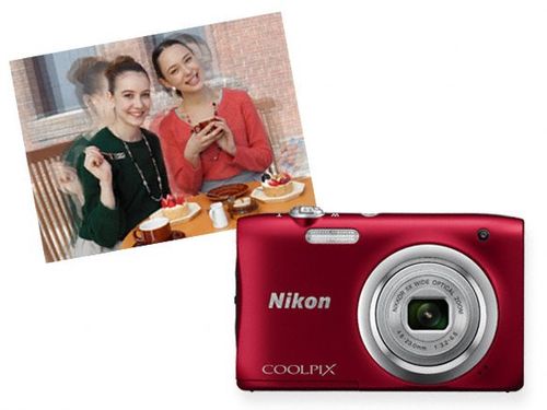 Aparat Nikon COOLPIX A100 - czerwony na Arena.pl