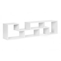 REGAL MODULOWY MODERNHOME 4 PÓŁKI BIAŁY LAMINOWANY DESIGN