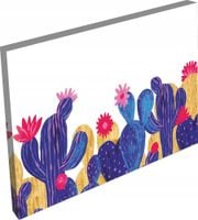 OBRAZ KWIATY kaktusy do salony sypialni 120x80