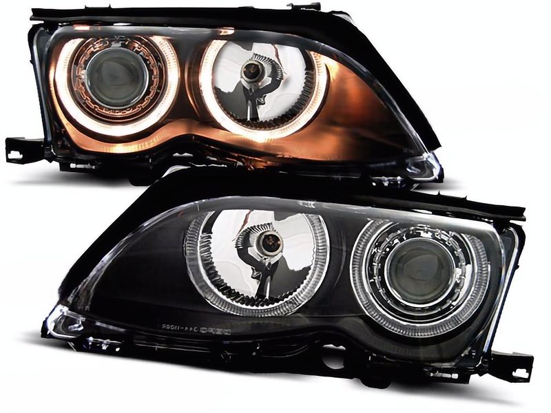 LAMPY REFLEKTORY Do BMW E46 OD 2001 DO .2005 Rok RINGI SEDAN / TOURING zdjęcie 1