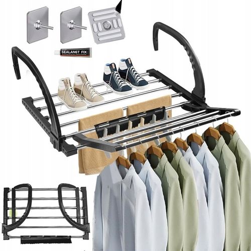 MAŁA SUSZARKA NA PRANIE STOJĄCA BALKONOWA SUSZARKA NA UBRANIA BUTÓW DO na Arena.pl