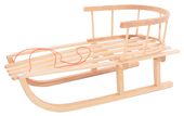 Sanki drewniane z oparciem bukowe + sznurek gratis