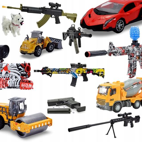 KARABIN PISTOLET NA KULKI ŻELOWE WODNE WIELKI AUTOMATYCZNY ORBEEZ ZESTAW na Arena.pl