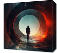 Obraz 40x40cm Portal do Świata