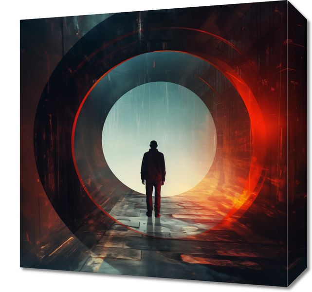 Obraz 40x40cm Portal do Świata zdjęcie 1