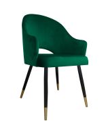 Krzesło Velvet noga czarna/złota MG25