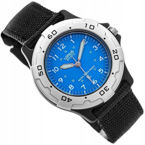 DZIECIĘCY ZEGAREK LORUS RRX91FX9 CZARNY NA PASKU DLA CHŁOPCA NEOBRITE na Arena.pl