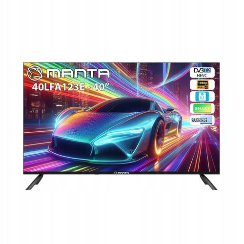 Smart TV Telewizor 40 cali Android HD LED dekoder DVBT2 WIFI LAN USB Manta na Arena.pl