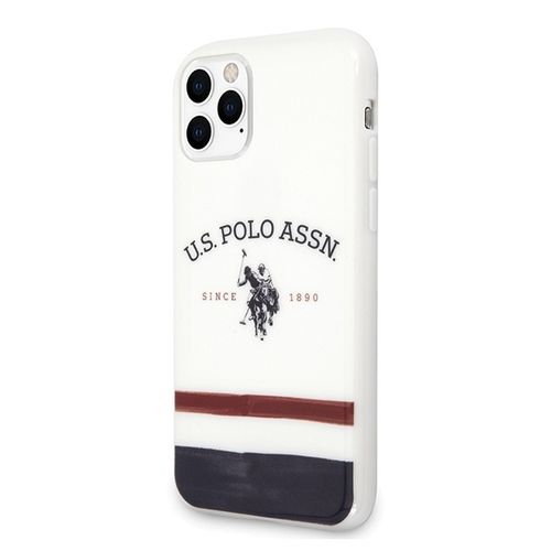 Us Polo Ushcn65Pcstrb Iphone 11 Pro Max Biały/white Tricolor Pattern Collection na Arena.pl