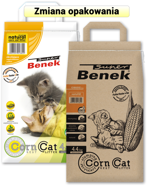 CERTECH-SUPER BENEK Corn Cat Naturalny 7l zdjęcie 1
