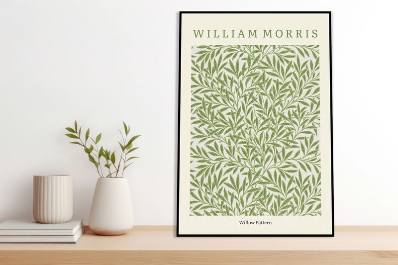 Obraz 40x60cm Design Willow Pattern, Morris Vintage do Salonu zdjęcie 4