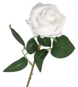 SZTUCZNE KWIATY RÓŻE RÓŻA ZAMSZOWA WELUROWA 46CM