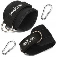 WYGODNE OPASKI TRENINGOWE NA KOSTKĘ UCHWYT DO WYCIĄGU ATLASU ĆWICZEŃ