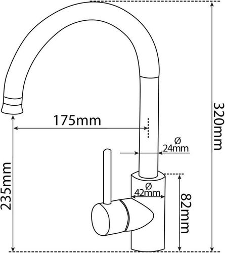 Aquamarin Zlew kuchenny Granite, 76 x 46 cm, szary na Arena.pl