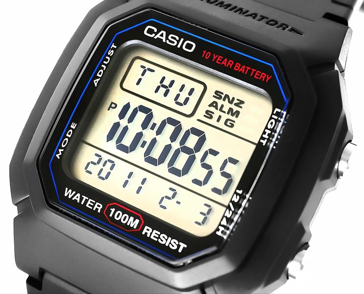 zegarek męski casio w-800h-1aves + box zdjęcie 5