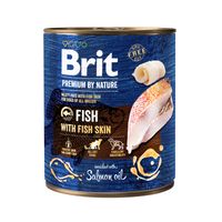 brit premium by nature fish with fish skin 800g