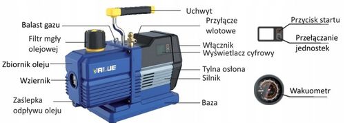 POMPA PRÓŻNIOWA DWUSTOPNIOWA INVERTER SMART NAVTEK 169 l/min VALUE VRP-6DV na Arena.pl