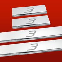 Listwa progowa MAZDA 3 MK3 Stal nierdzewna 304 połysk 4szt