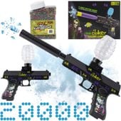 Pistolet automatyczny na kulki żelowe wodne 7-8 mm JOKER + 20000 kulek