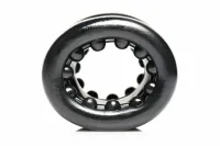 xr brands ball stack anatomiczny pierścień elastyczny tpe czarny