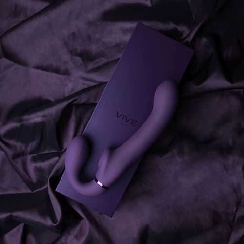 ai   dual vibrating & air wave tickler strapless strapon na Arena.pl