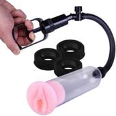 Pompka Do Penisa Z Automatem 3 Uszczelki Z Pochwą