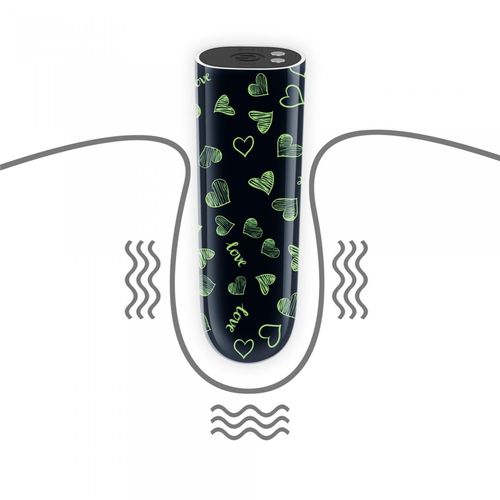 rechargeable glow in the dark heart massager na Arena.pl